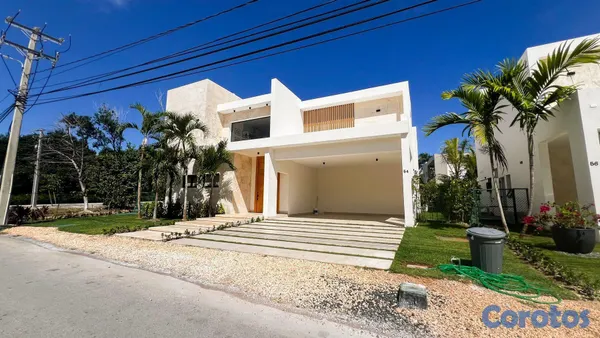 casas vacacionales y villas - Villa Robles 54 en venta amueblada con piscina | Punta Cana Village 5