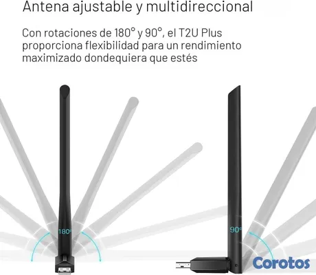 accesorios para electronica - TP-Link Adaptador de WiFi USB AC600 para PC 2