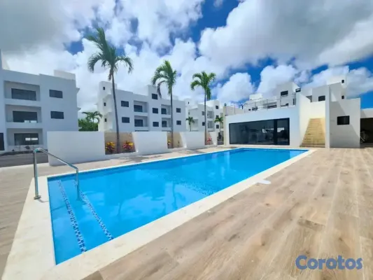 apartamentos - Apartamento a Estrenar en Pueblo Bavaro 2H con Pis 6