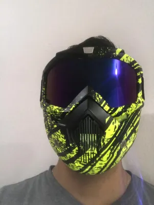 Artículos Deportivos - Mascara Protección Motor Motocross Bicicleta Bici Lentes Buggies Careta Casco 2