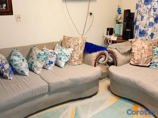 muebles y colchones - Juego de sala con mesa de centro 4