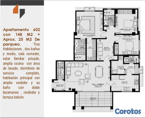 apartamentos - Apartamentos en bella vista de 1- 2 y 3 Habitaciones entrega agosto 2020 ID1552 7