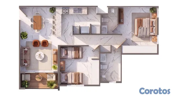 apartamentos - Apartamentos Con Bono Vivienda En Santiago  5