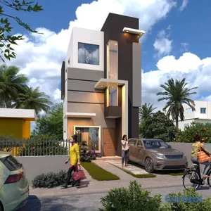 CASAS DE 3 NIVELES CON PISCINA EN LA ECOLOGICA, SANTO DOMINGO ESTE