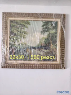 decoración y accesorios - CUANDROSY PINTURAS, EN ÓLEO EN EXCELENTES CONDICIONES  4