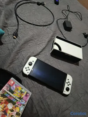 consolas y videojuegos - Nintendo Switch Oled Con Todos Sus Accesorios 5