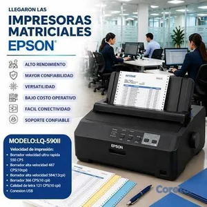 IMPRESORA EPSON LQ-590II, MATRICIAL, PARALELO + US