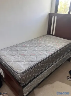 muebles y colchones - Vendo cama, tamaño Twins 2