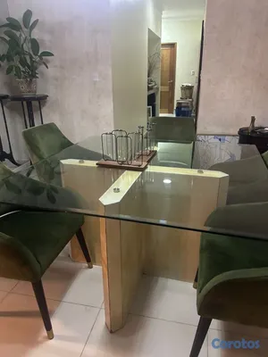 decoración y accesorios - Juego de comedor con 6 sillas 4