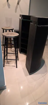 muebles y colchones - Counter mas 2 sillas de hierro 3