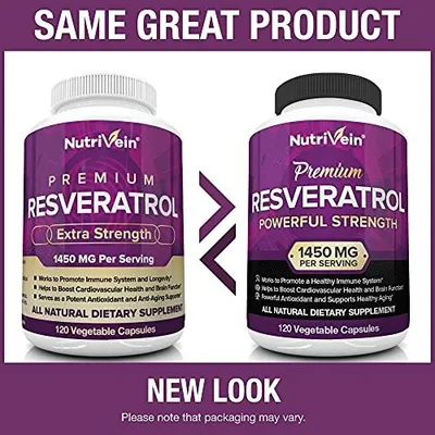 Salud y Equipamiento Médico - Resveratrol 1450mg Antioxidante Inmune Nutrivein 120 Cap 2