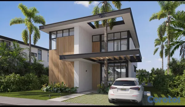 casas vacacionales y villas - Venta de espectacular villa en Vista cana 2
