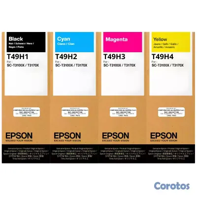 impresoras y scanners - BOTELLA DE TINTA EPSON T49H EN TODOS LOS COLORES  PARA IMPRESORA SCT3170X 2