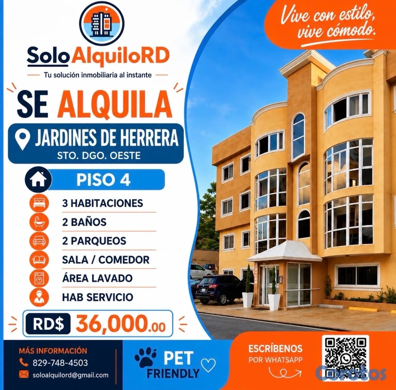 Apartamento en Herrera, foto 3
