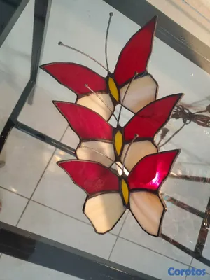 decoración y accesorios - Mariposas en vitral 2