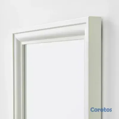 decoración y accesorios - Espejo grande IKEA TOFTBYN blanco, 75 x 165 cm 5
