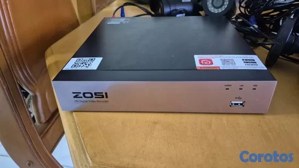 camaras y audio - Kit de Seguridad ZOSI 4 Cámaras 1080P + DVR 4 Cana 4