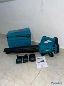 sopladora recargable 21v con su cargador y 2 baterías 