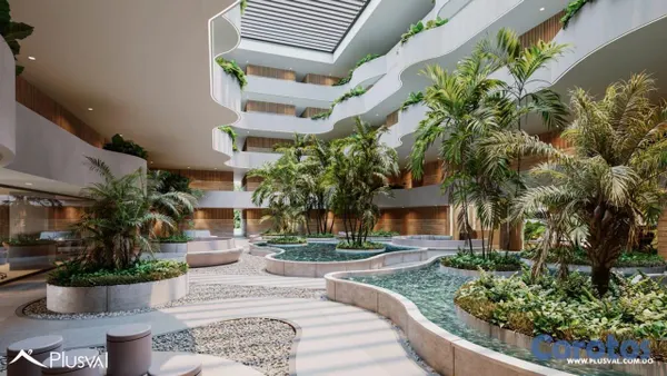 apartamentos - Elegante Apartamento de 2H + Servicio en Cap Cana con Vista al Lago. Moari by 3