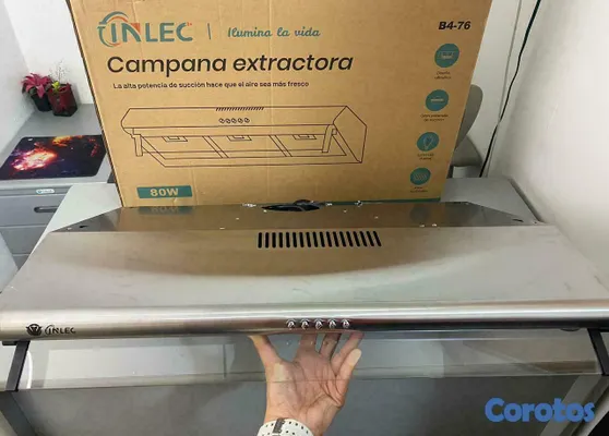 electrodomesticos - Extractor de Grasa Inlec 30x20 pulgadas 
Modelo B4-76
Niquelado

 7