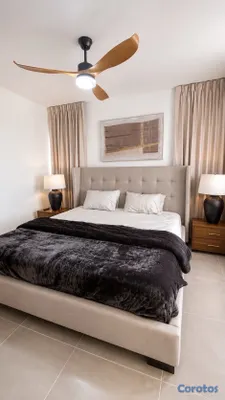 apartamentos - alquiló Gazcue totalmente amuebaldo piso 6 tres habitaciones dos parqueos servi 16