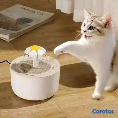 animales y mascotas - Fuente de agua para gatos 1.5 litros 9
