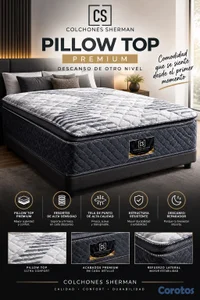 COLCHÓN PILLOW TOP PREMIUM – SHERMAN
