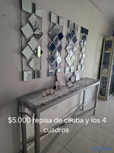 Repisa de caoba 