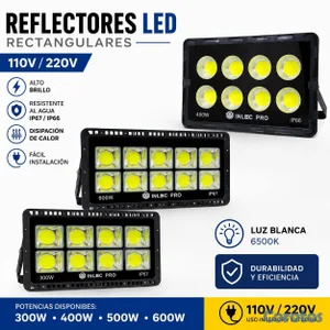 reflectores LED rectangulares 