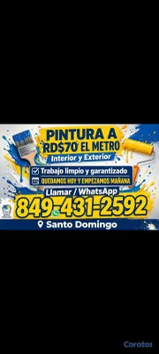 equipos profesionales - Pintamos su casa, negocio, oficina 70 por m2 usted 1
