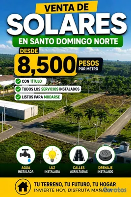 solares y terrenos - venta de SOLARES en santo domingo mas informacion escribirme por privado 📠 3