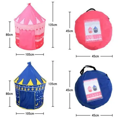 juguetes - Castillo para Niños Niñas Carpa Armable Portátil Jugar Casita Juguete CASA 3