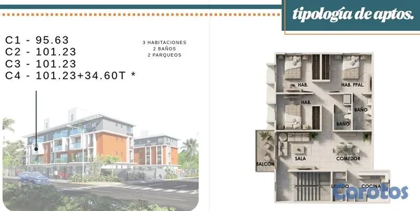 apartamentos - Proyecto en 📍 𝗦𝗮𝗻 𝗜𝘀𝗶𝗱𝗿𝗼, próximo a la Av. Ecológi 6