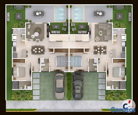 casas - Proyecto privado de villas en construcción en el m 20