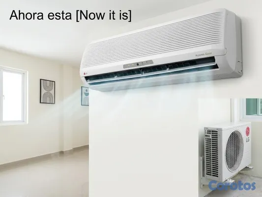 aires acondicionados y abanicos - AIRE ACONDICIONADO Split LG Plasma Gold (18,000 BTU)–En Perfecto Estado Estético 4