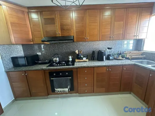 apartamentos - En Alquiler Apartamento amueblado en Evaristo Morales 6