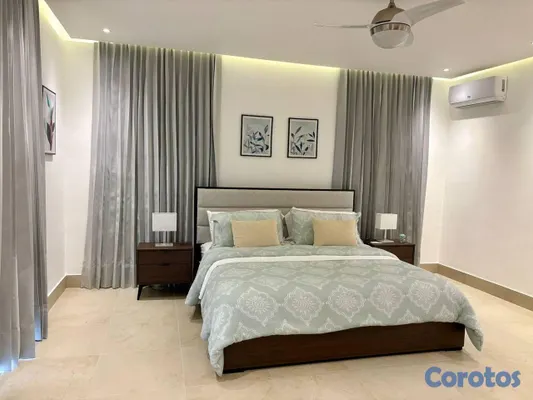 casas vacacionales y villas - Punta Cana Village: villa amueblada de 4 habitaciones con piscina 8