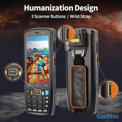 impresoras y scanners - Android escaner de codigo de barra. PDA Handheld Negociable. 9