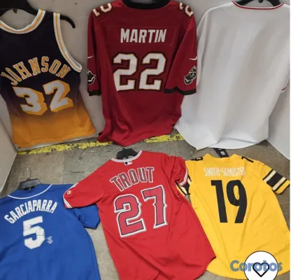 Artículos Deportivos - 6 camisetas deportivas auténticas/originales NBA/N 6