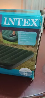 muebles y colchones - Colchon inflable Intex con bomba de pie integrada. 3
