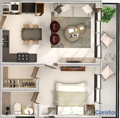 apartamentos - Torres Gabina – Apartamentos modernos en Santiago cerca del aeropuerto 8