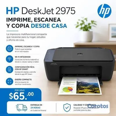 impresoras y scanners - Impresora Hp Inalámbrica Multifuncional 4