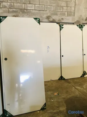 decoración y accesorios - PUERTAS LISAS, BLANCAS EVERDOOR EN ACERO INOXIDABLE (TALLADO LIMITADO) 2