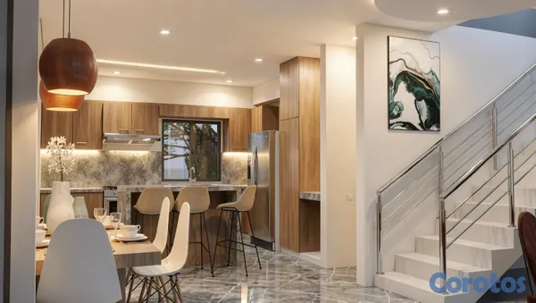 casas - Casa Moderna con Piscina y 4 Habitaciones Av ecologica 6