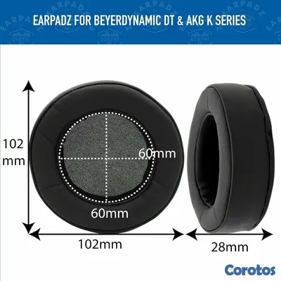 camaras y audio - Almohadillas Dekoni Audifonos Beyerdynamic DT770 DT990 7