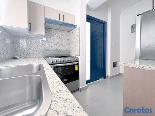 apartamentos - Apartamento en alquiler con línea blanca y semi amueblado en El Millón 8