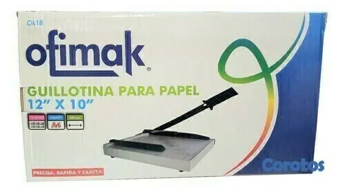 impresoras y scanners - CIZALLA,GUILLOTINA  CON BASE DE METAL 10 x12  GUIA MAGNETICA PARA EL AJUSTABLE 2