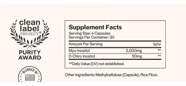 Salud y Equipamiento Médico - Inositol 120cap Wholesome Story 2