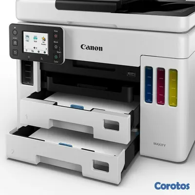 impresoras y scanners - GX7010 CANON MAXIFY, SISTEMA TINTA CONTINUA, DE FABRICA ,COLOR, 45PPM  3