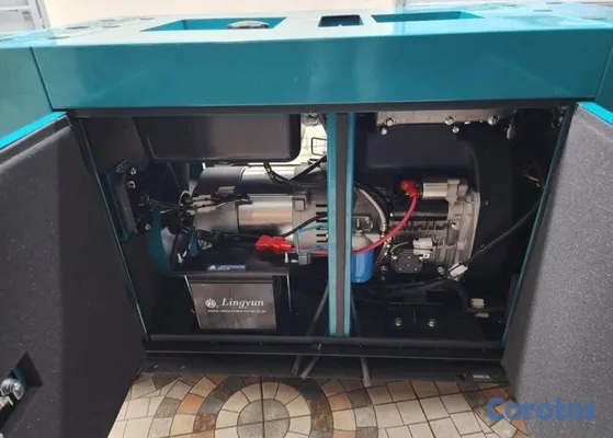 plantas e inversores - Planta eléctrica 18KW semi silenciosa cerrada con transfer automático 110 220V  3
